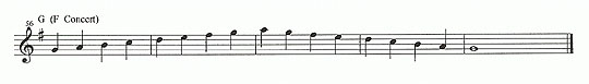 G major scale